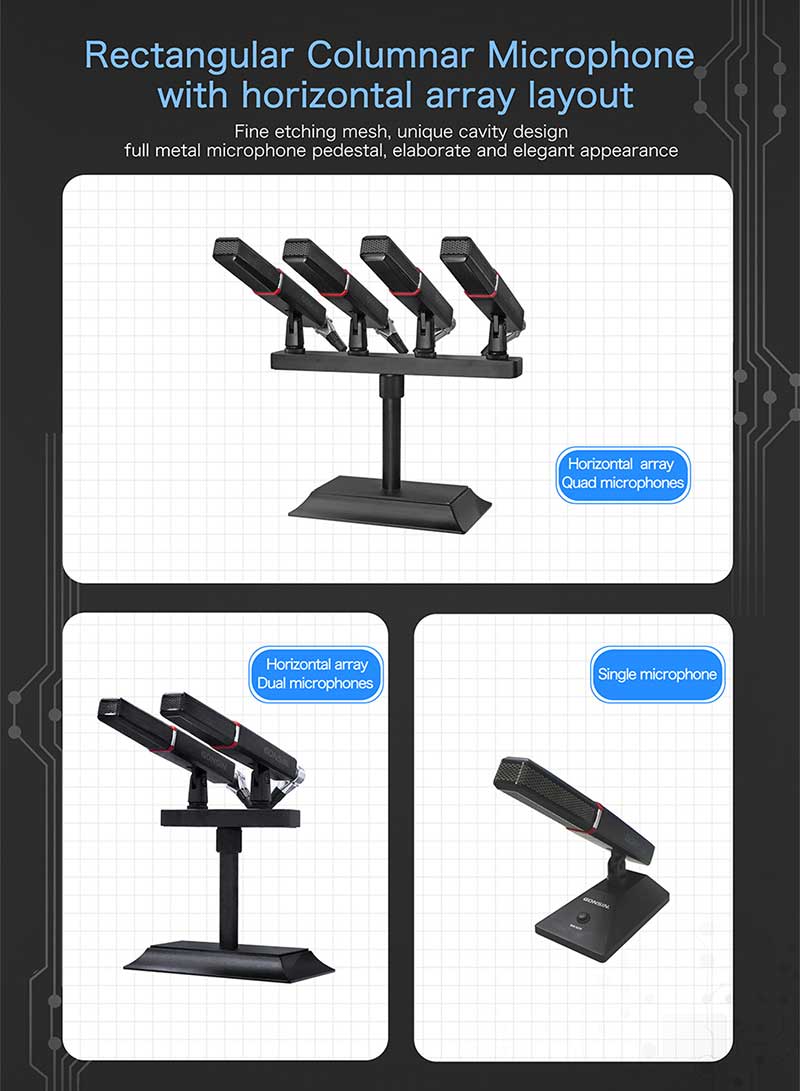 【Unique And Brilliant】leaders Series Rectangular Columnar Short Microphone 【Unique And Brilliant】leaders Series Rectangular Columnar Short Microphone