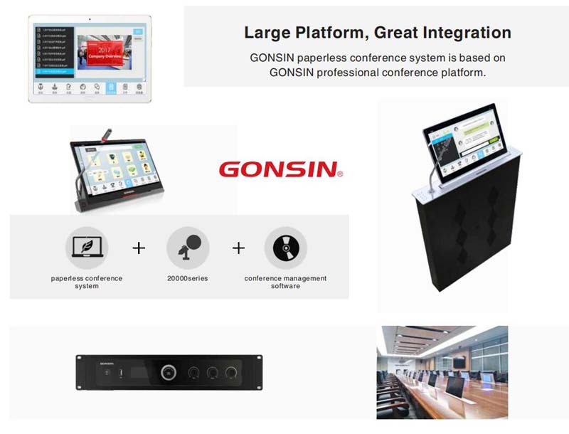 Guangxi Financial Vocational College Equipped With Gonsin Paperless Conference System Guangxi Financial Vocational College Equipped With Gonsin Paperless Conference System