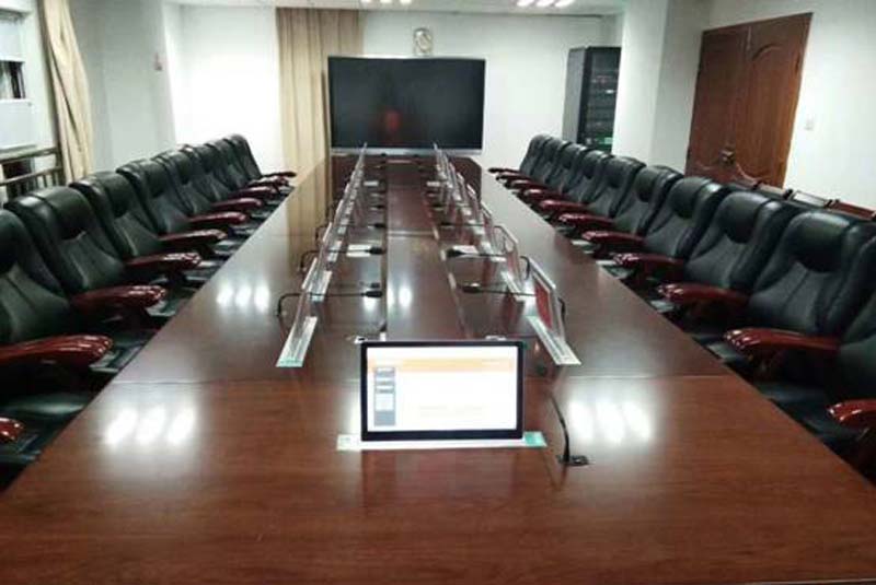 Guangxi Financial Vocational College Equipped With Gonsin Paperless Conference System Guangxi Financial Vocational College Equipped With Gonsin Paperless Conference System