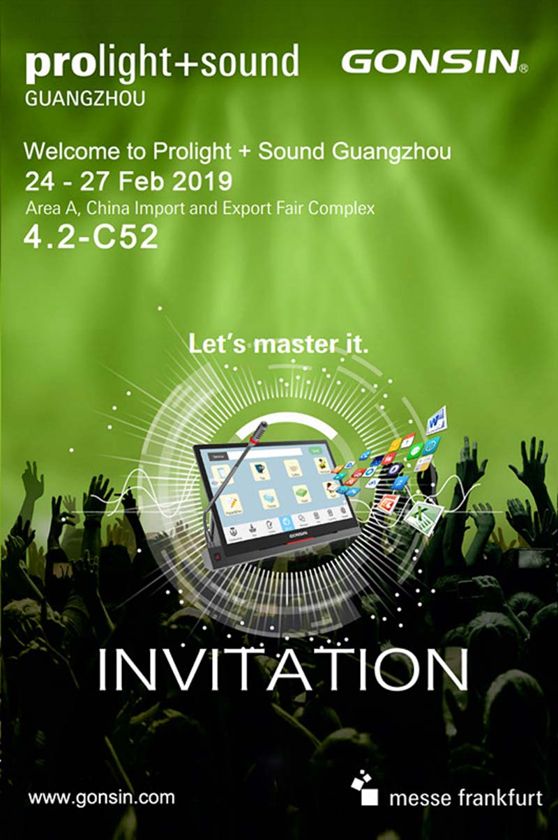 Prolight+sound 2019 Invitation Prolight+sound 2019 Invitation