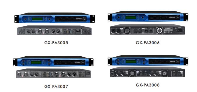 Multichannel Digital Power Amplifier GX-PA3005/ GX-PA3006/ GX-PA3007/ GX-PA3008 Multichannel Digital Power Amplifier GX-PA3005/ GX-PA3006/ GX-PA3007/ GX-PA3008