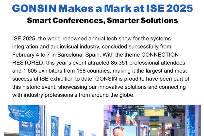 GONSIN Makes a Mark at ISE 2025
